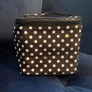 Black white and gold Kate spade lunch box